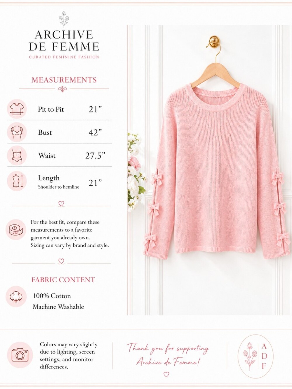 Elle | Knit Sweater Size Large Soft Cozy Pullover Long Sleeve Classic Neutral - Picture 8 of 10